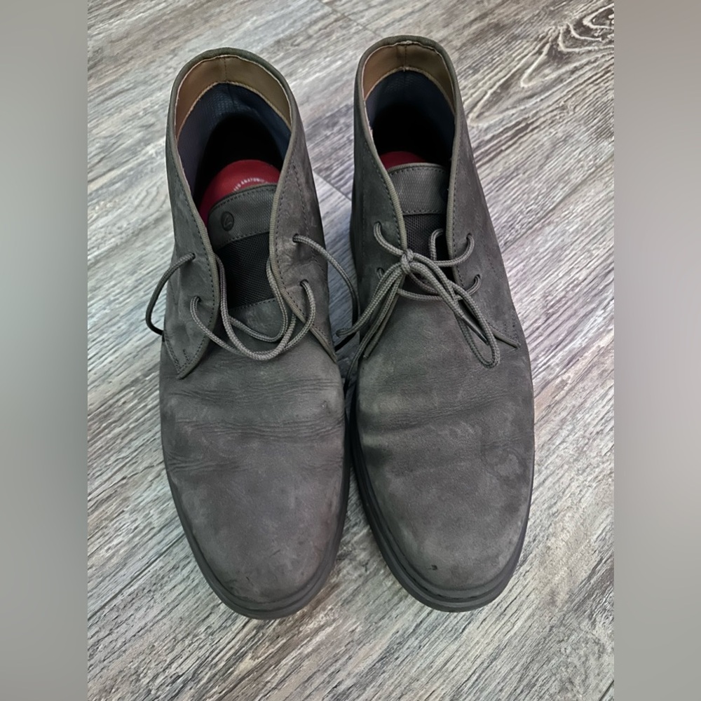 CLARKS π€ Tac System - Shoes - Size Menβs 10.5, Grey ish/Brown - Picture 11 of 13